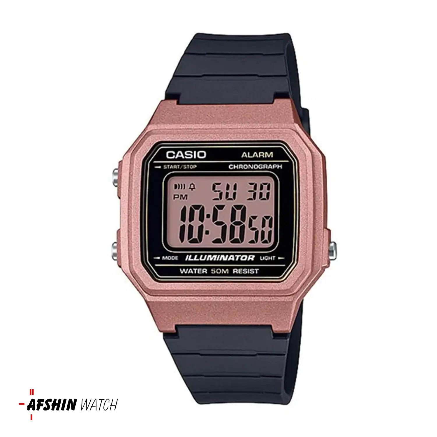 ساعت مچی کاسیو مدل CASIO-W-217HM-5A ساعت مچی کاسیو مدل CASIO-W-217HM-5A