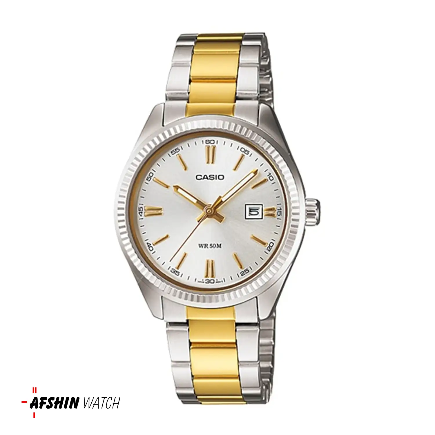 ساعت مچی زنانه کاسیو CASIO-LTP1E302SG-7AV ساعت مچی زنانه کاسیو CASIO-LTP1E302SG-7AV